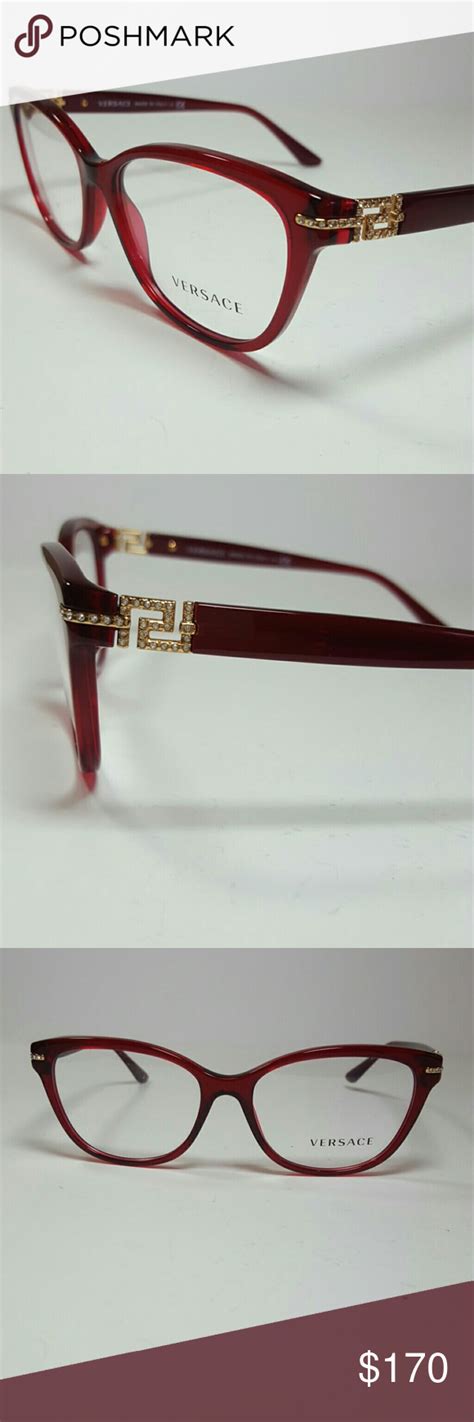 fake red versace frames